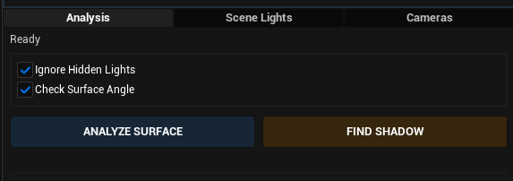 Lighting Suite surface analysis 1